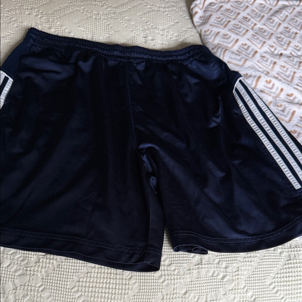 Used Adidas Man/color  Dark Blue Athletic Shorts